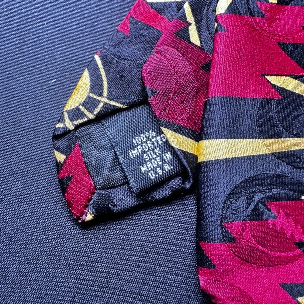 Vintage 1996 Grateful Dead Tie Men's Sunshine First Set 100% Silk‎ Made in USA